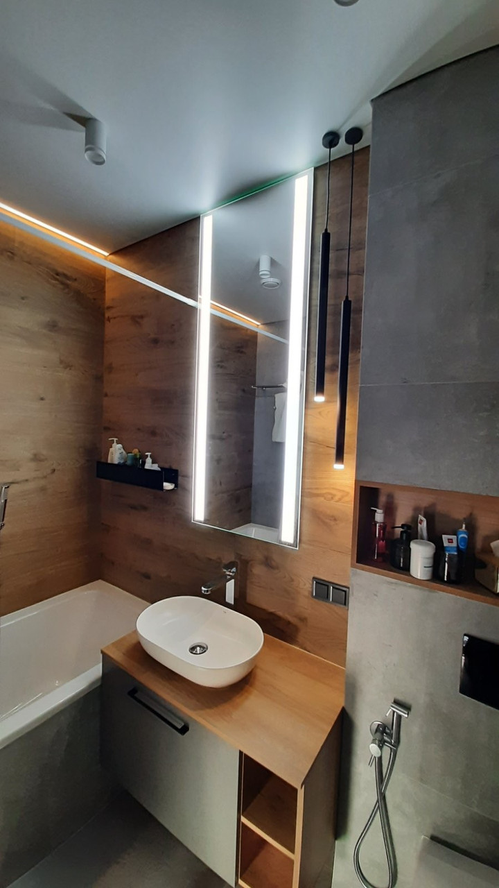 Дзеркало LED з світлодіодним підсвічуванням 1600*800 мм, фото 1