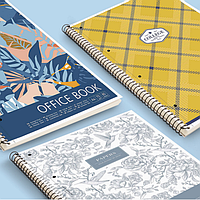 Великі зошити на спіралі, коледж-блоки А4 ШКОЛЯРИК