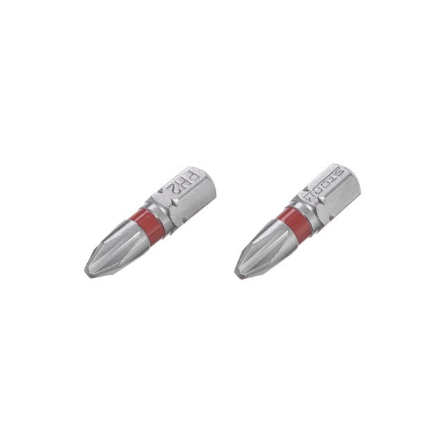 Комплект викруткових насадок PH2 1/4"*25 мм, S2, пак. 2 шт., STORM INTERTOOL VT-0218