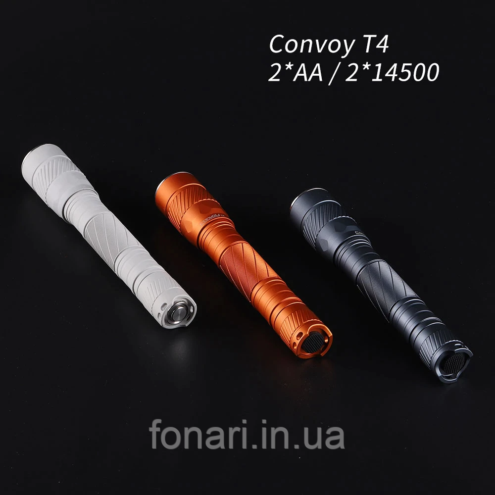 Ліхтар Convoy T4 Luminus SST20, 1xA/14500, 1000 люмен