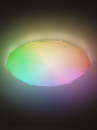 Стельовий світлодіодний світильник із пультом ДК 65 W ALMAZ RGB