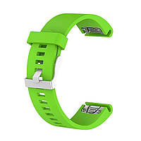 Ремешок для Garmin QuickFit 20 Smooth Silicone Band Green (QF20-SMSB-GRN)