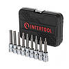 Набір біт TORX 1/2" T20-T60, 100 мм, S2, STORM INTERTOOL ET-8401, фото 3