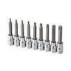 Набір біт TORX 1/2" T20-T60, 100 мм, S2, STORM INTERTOOL ET-8401, фото 6