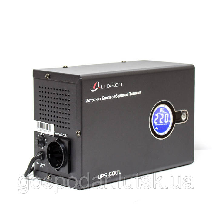 Джерело безперебійного живлення ББЖ Luxeon UPS -500L