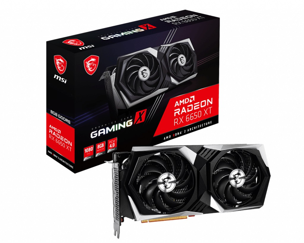 Відеокарта AMD Radeon RX 6650 XT 8 GB GDDR6 Gaming X MSI (Radeon RX 6650 XT Gaming X 8G)