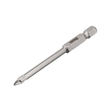 Свердло для скла та кераміки 5 мм HEX 1/4'' (6.35 mm) INTERTOOL SD-0285