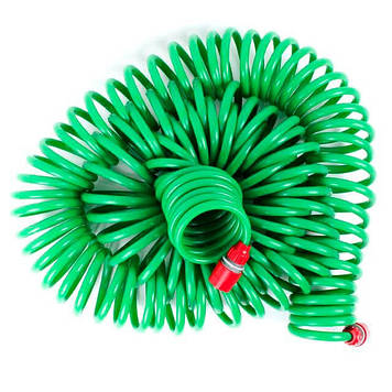 Шланг для поливання спіральний 30 м з конекторами INTERTOOL GE-4003