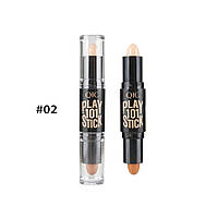 Коректор-олівець 2в1 QIC Ploy 101 Stick Contour Duo 02