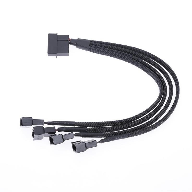 Адаптер живлення IDE Molex-3Pin/4pin (на 4 роз'єми)
