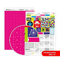 Дизайнерская бумага двухсторонняя ROSA TALENT Be in color №8 Матовая (5318032), Рожевий