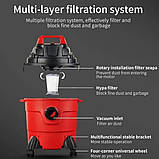 Будівельний пилосос Gold Diamond TK1011 4в1 промисловий колбовий для вологого та сухого прибирання функція продування, фото 3