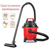 Будівельний пилосос Gold Diamond TK1011 4в1 промисловий колбовий для вологого та сухого прибирання функція продування, фото 5