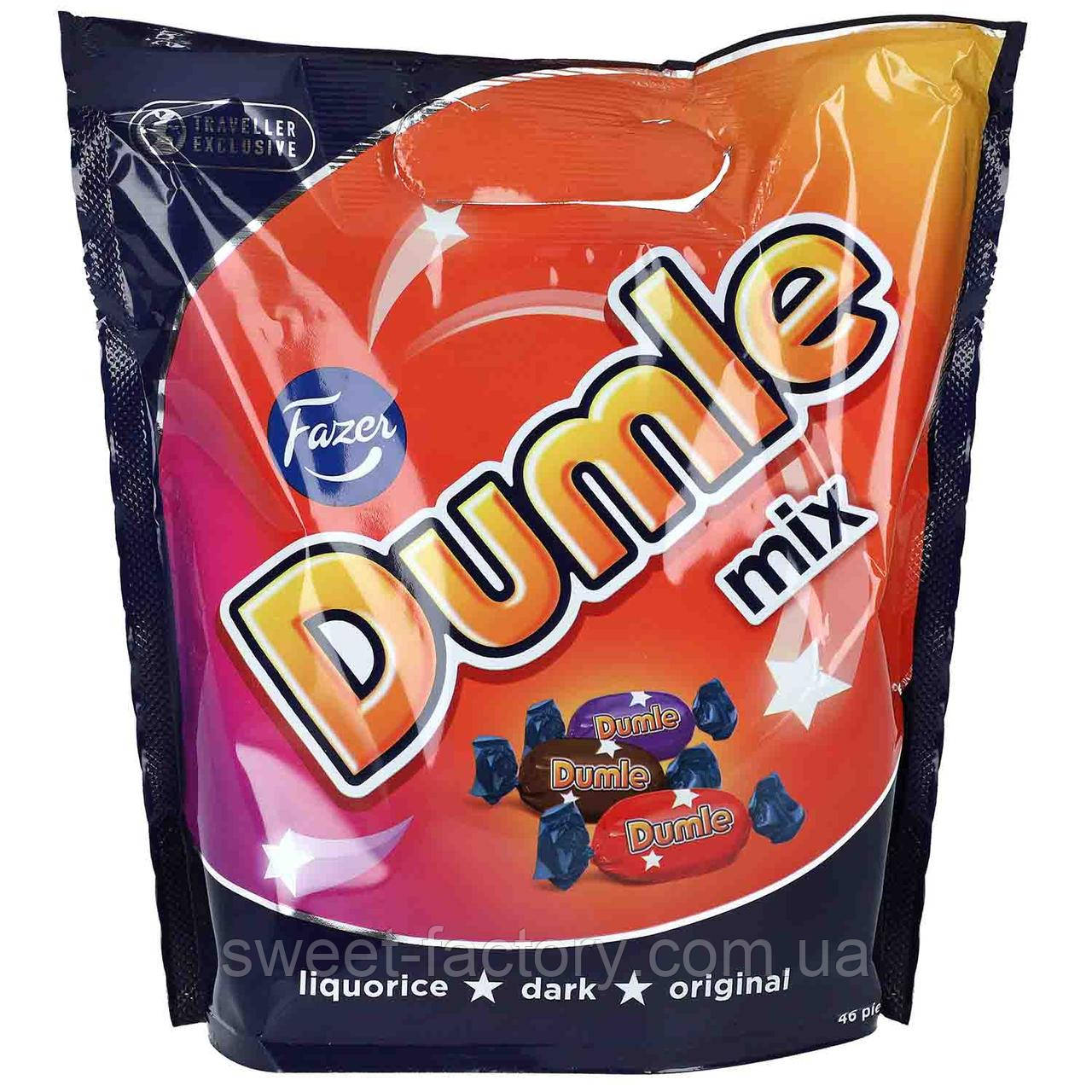 Карамельні іриски Fazer Dumle Mix 350g