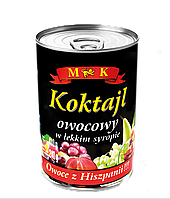 Фруктовий коктейль Koktajl owocowy M&K 410/240г.