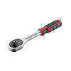 Ручка з храповим механізмом на 45 зубів 3/8'' Cr-v INTERTOOL HT-2118, фото 5