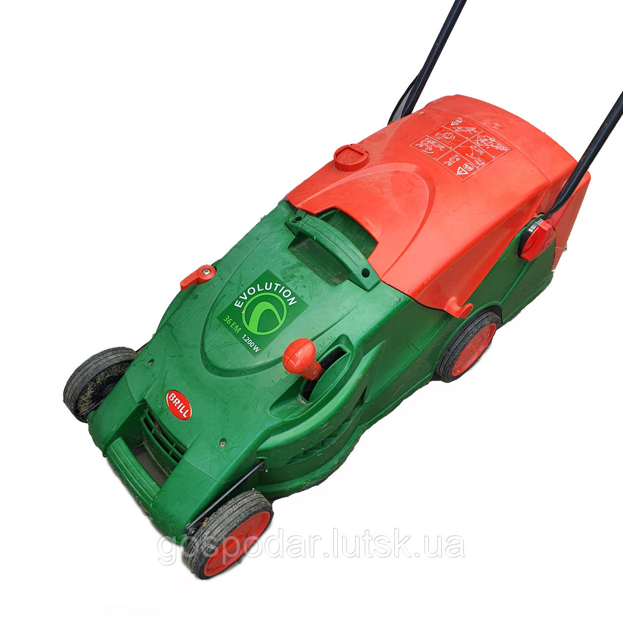 Газонокосарка електрична Brill 36 EM 1200 Вт б/у з Німеччини, фото 1