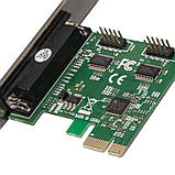 Контроллер Frime AX99100 (ECF-PCIto2S1PAX99100.LP) PCI-E-2xRS232+1xLPT, фото 4