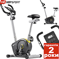 Велотренажер магнитный Hop-Sport HS-2050H Sonic черно / желтый. До 120 кг. Маховик 7 кг.