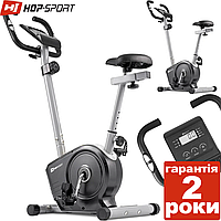 Велотренажер магнитный Hop-Sport HS-2050H Sonic черно / серый. До 120 кг. Маховик 7 кг.