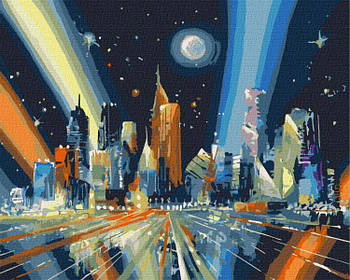 Картина за номерами Метрополіс Ігор Сокольського 40х50 Ідейка (KHO5024)