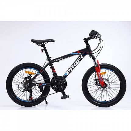 Велосипед Profi T20-OPTIMAL-A20-3 20 дюймів чорний ID 4363127, фото 1