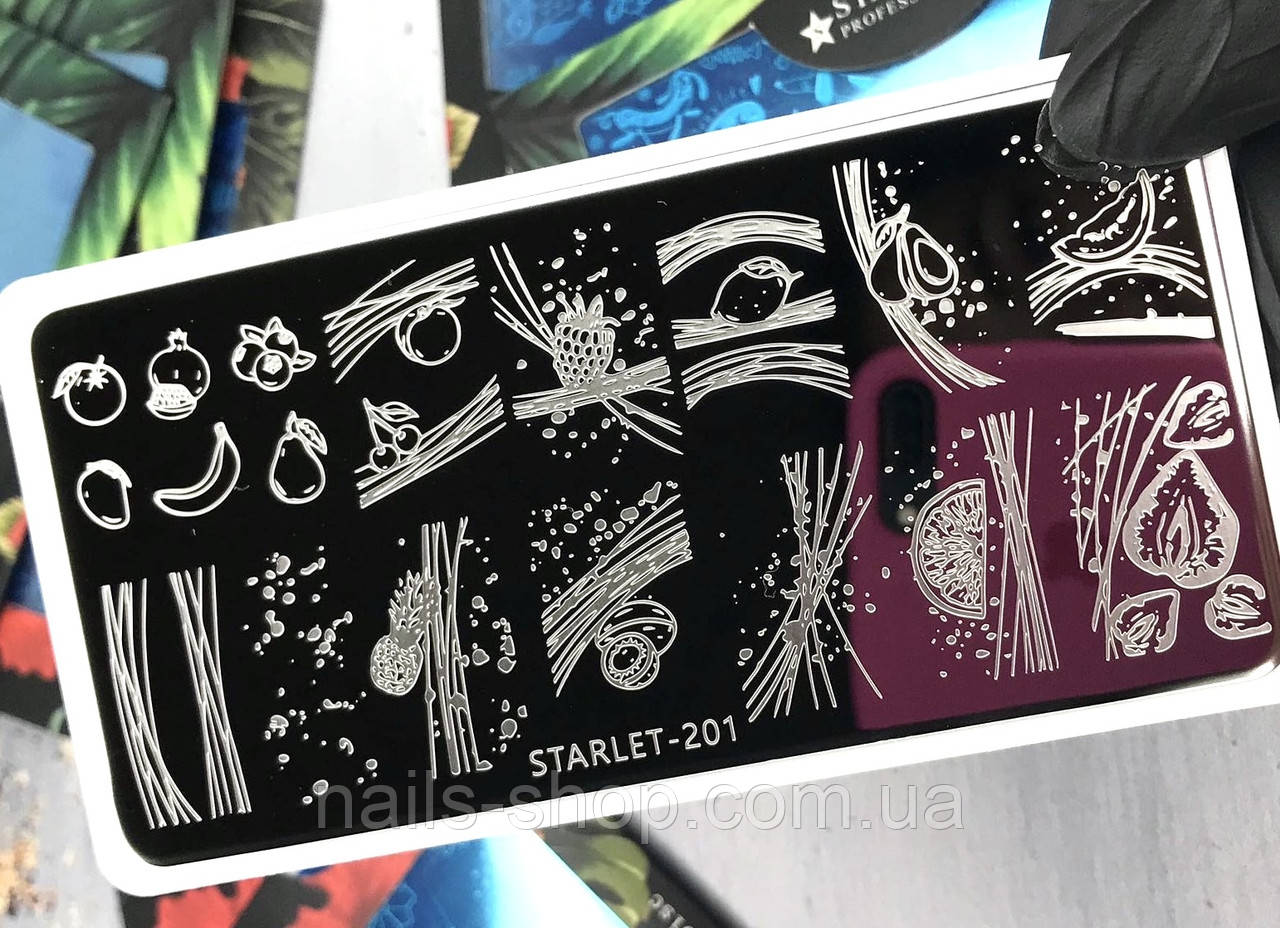 Пластина для стемпінгу Starlet-201, фото 1