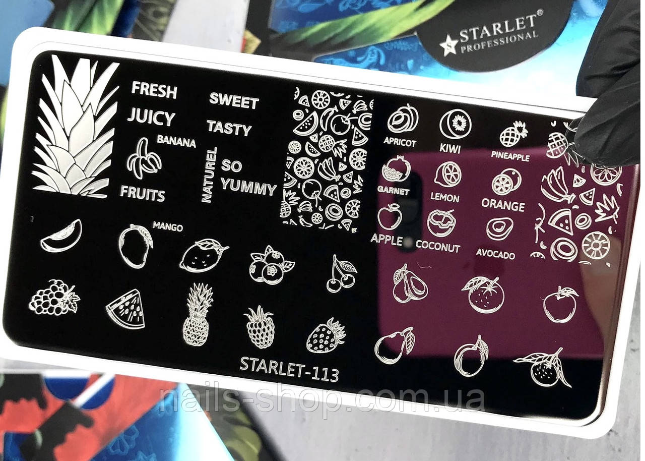 Пластина для стемпінгу Starlet-113, фото 1