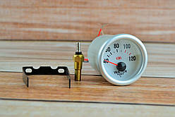 Покажчик температури води стрілковий Ket Gauge 7702 LED діодний Ø 52мм прилад датчик