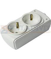 Колодка e.t.es.2.z 2 гнізда, з з/к, E.NEXT (s042100)