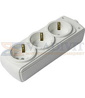 Колодка e.t.es.3.z 3 гнізда, з з/к, E.NEXT (s042102)