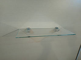 Полиця 5 мм скляна діамант 40х15 см