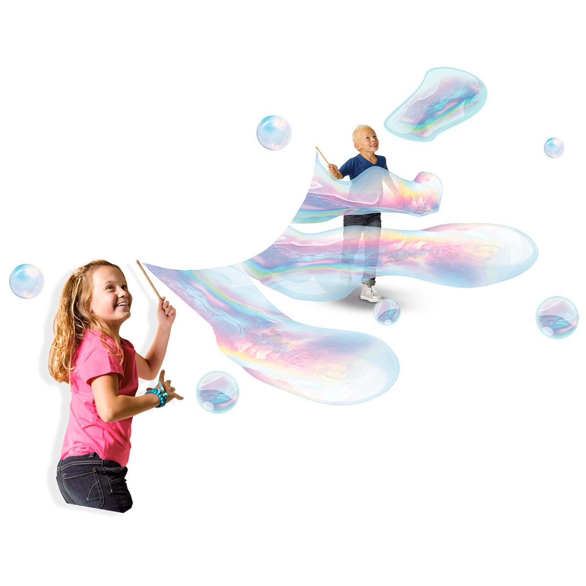 Набор для создания гигантских мыльных пузырей - МЕГАПУЗЫРИ XXL (мыльный раствор, инструменты) - фото 4 - id-p1636256909