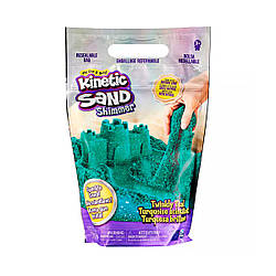 Пісок для дитячої творчості - KINETIC SAND БІРЮЗОВИЙ БЛЕСК (907 g)