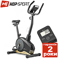 Велотренажер Hop-Sport HS-2080 Spark черно-золотистый Магнитный, Германия, До 120 кг