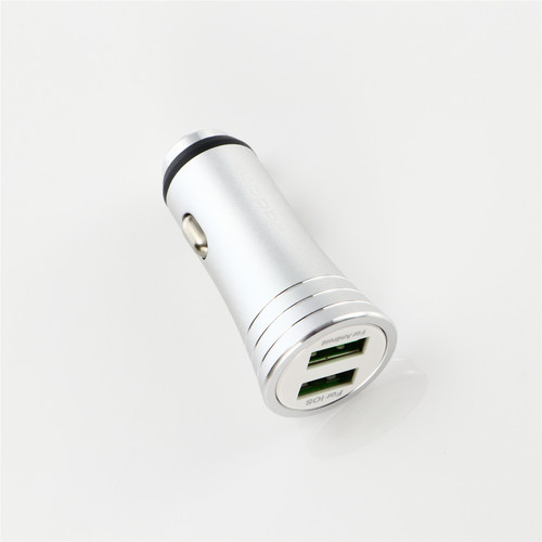 Автомобільний зарядний пристрій RedDax RDX-104 2.4A 2 Usb Silver