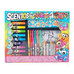 Ароматний набір для творчості - АРОМАТНЕ АССОРТІ (розфарбовування, маркери, вовск.карандаші,наклейки,ручки)