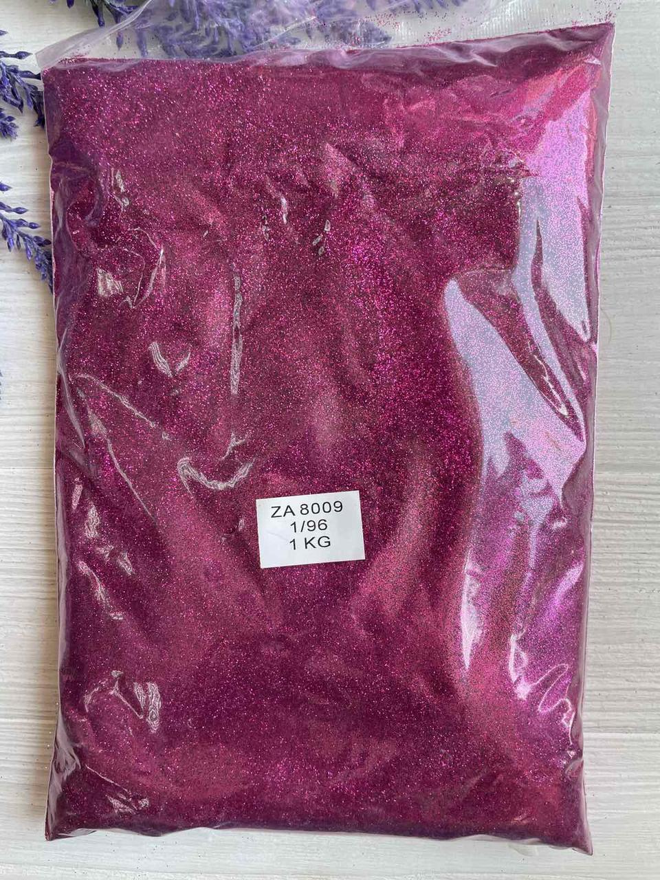 Глітер 1 кг, малиновий