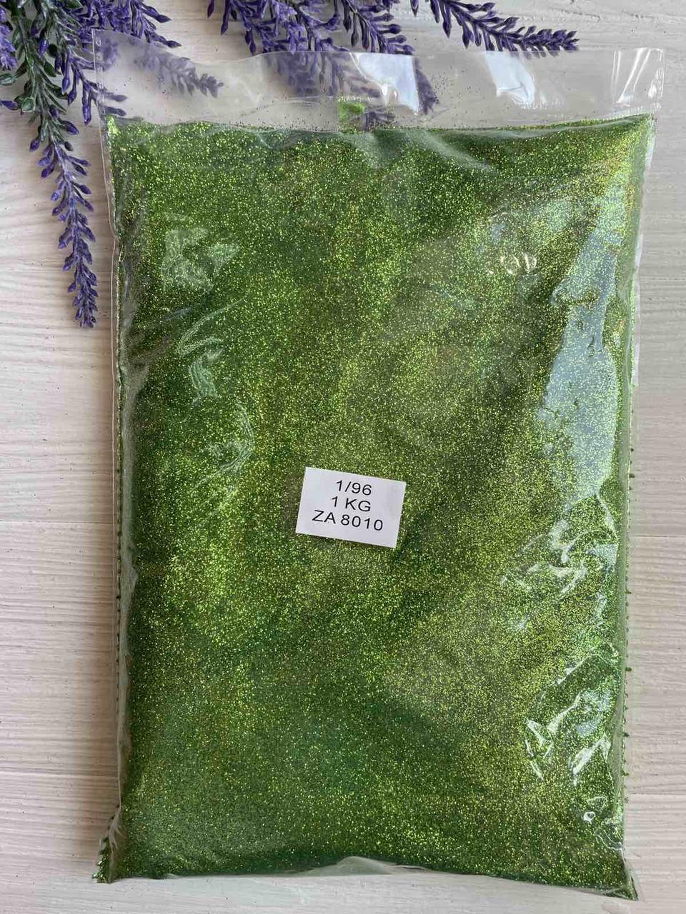 Глітер 1 кг, світло-зелений, фото 1