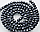 Бусини кришталеві (Рондель) 4х3мм пачка — 125-135 шт., колір — графітовий, фото 2