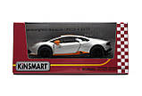 Машинка KINSMART металева KT5401W Lamborghini Huracán LP610 - 4 Avio, фото 10
