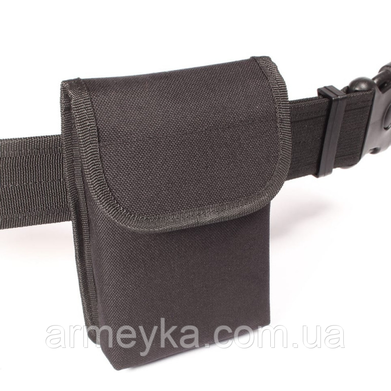 Чохол(підсумок), /кишеня Compact Belt Notebook Pouch, чорна, текстиль, оригінал Британія