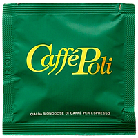Кофе в монодозах чалдах Caffe Poli Verde 100 шт Каффе Поли ESE 44 мм