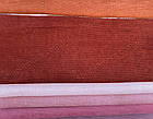 Ціна за 3 м! Однотонна штора мікровелюр(petek) Колір: темно-таракотовий, фото 4