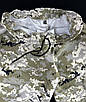 Штани камуфляжні чоловічі штани тактичні піксель військові штани з кишенями карго на манжеті, фото 6