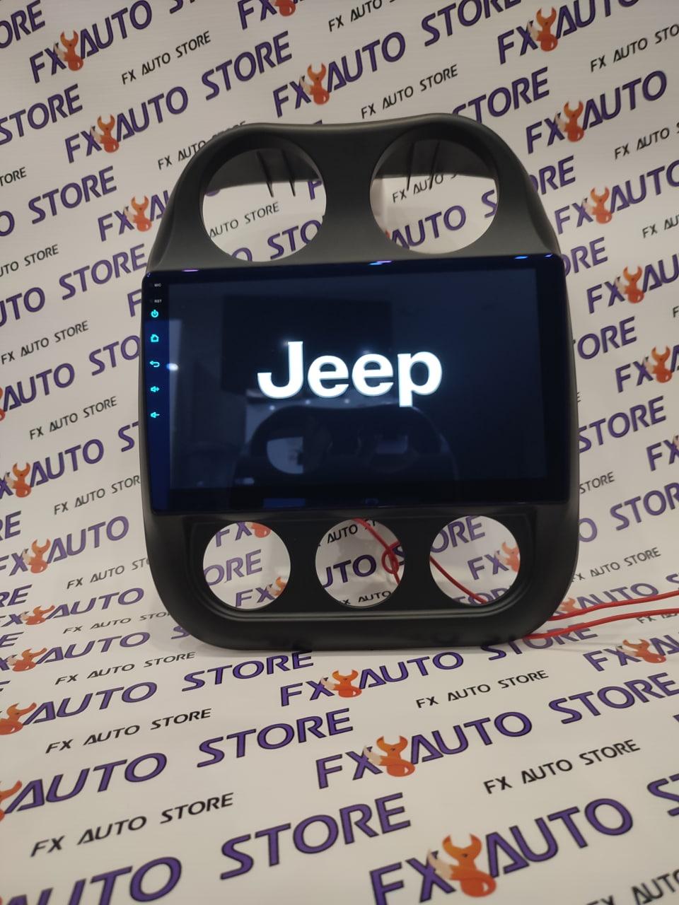 Android магнитола 10 дюймов 2din для Jeep Patriot Compass 2010-2016 новая 4/32 Gb 4G Sim DSP 8 ядер 1280*720 - фото 3 - id-p1644382362