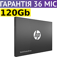 120GB SSD диск HP S650, твердотільний ссд 2.5" накопичувач 120 гб для ПК та ноутбуку acer, asus, lenovo