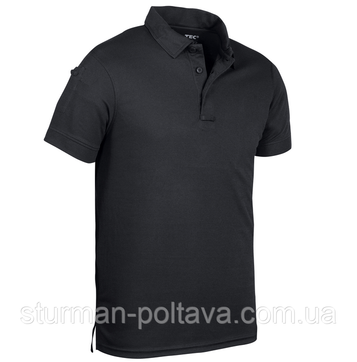 Футболка POLO тактична чорна Urban Tactical Line® COOLMAX ® Німеччина