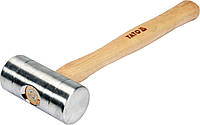 Молоток алюминиевый YATO: Ø40 x 300 мм, m= 300 г, деревянная ручка