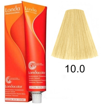 Фарба для волосся без аміаку Londacolor DEMI Permanent 60мл. 10/0 яскравий блонд